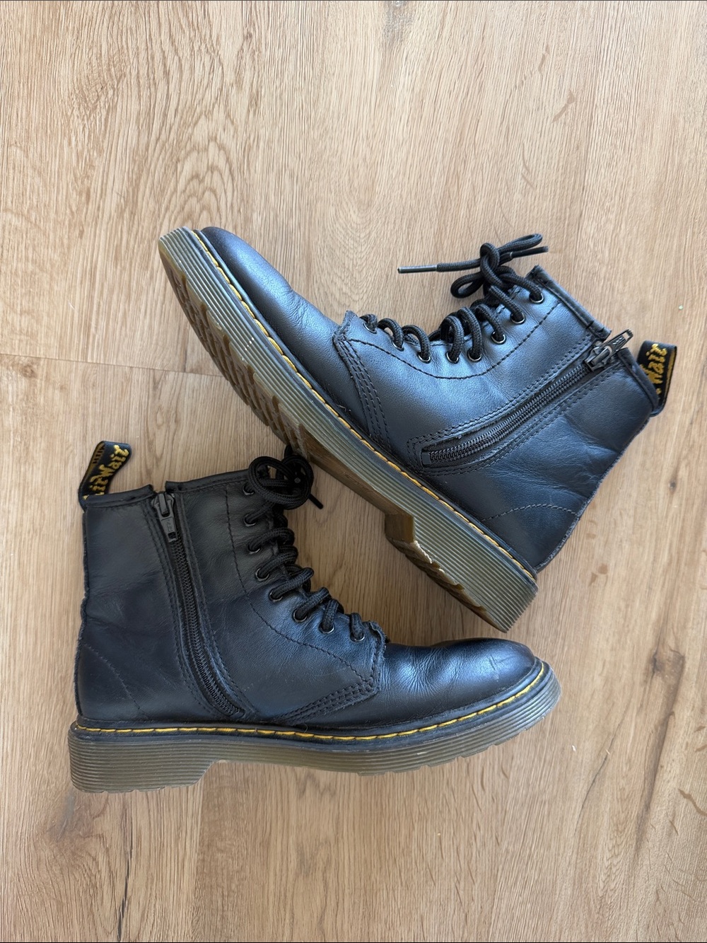 Dr. Martens Black Leather Boots